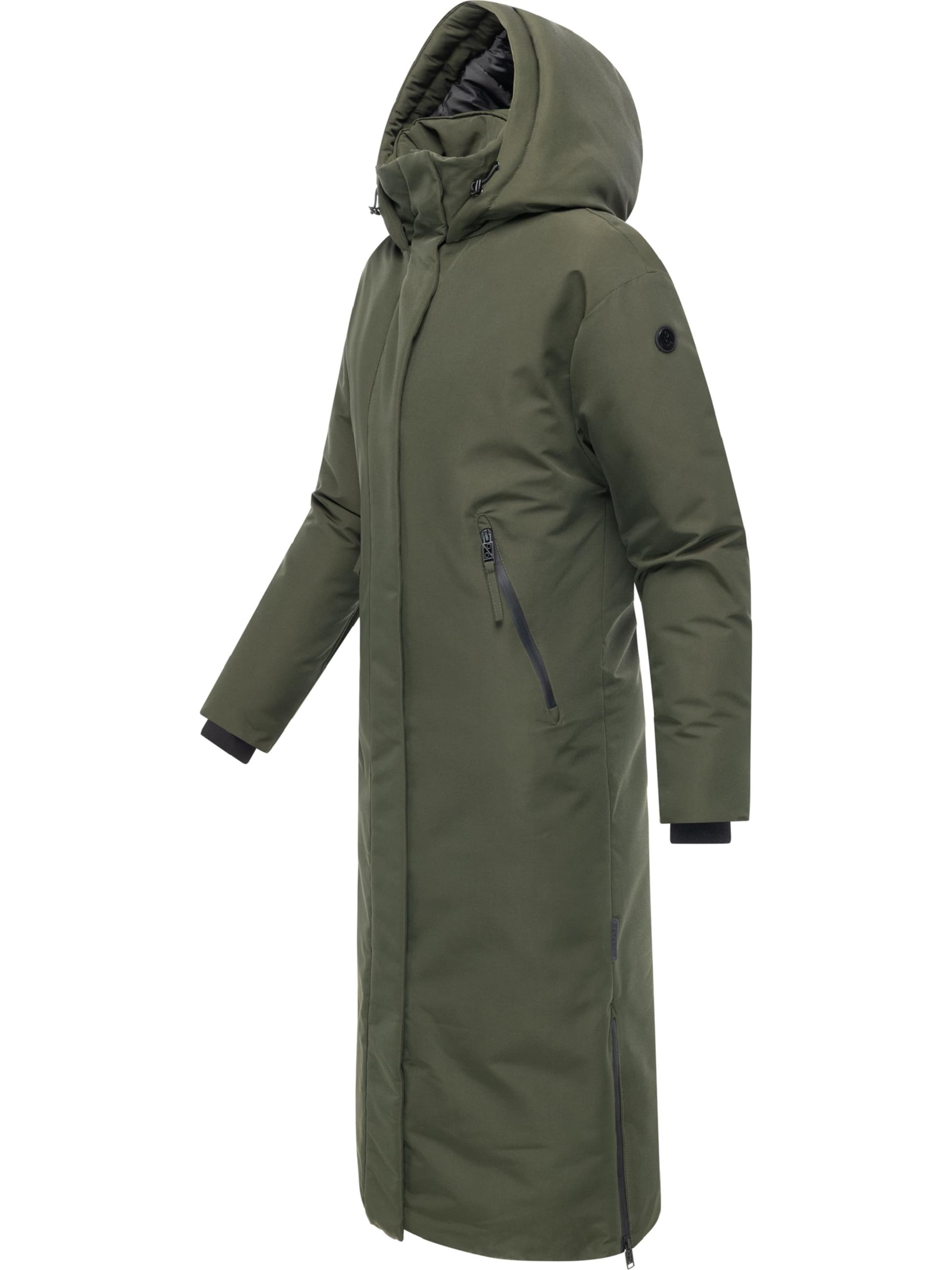 NAVAHOO Wintermantel 'Schneewächter 14' in Groen