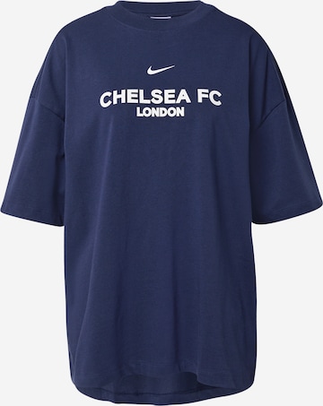 T-shirt fonctionnel 'Ess' NIKE en bleu : devant