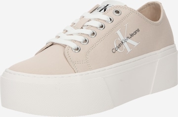 Sneaker low de la Calvin Klein Jeans pe roz: față