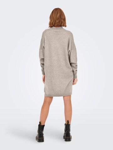 ONLY Knitted dress in Grey