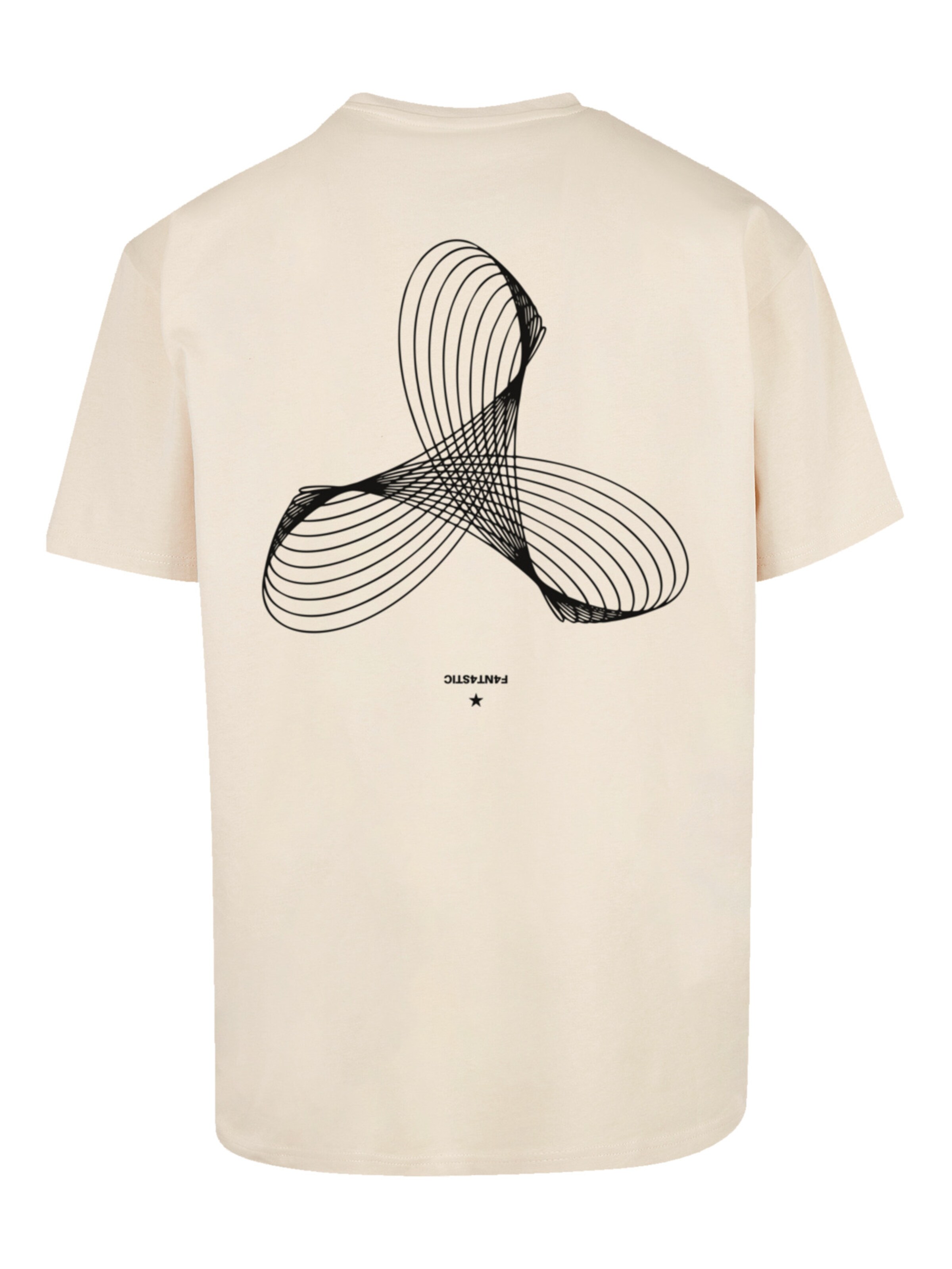 F4NT4STIC Shirt 'Geometrics' in Beige