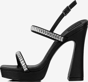Philipp Plein Sandale in Schwarz: Vorderseite