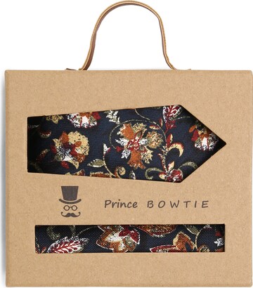 Prince BOWTIE Krawatte und Einstecktuch aus Seide ' ' in Blau