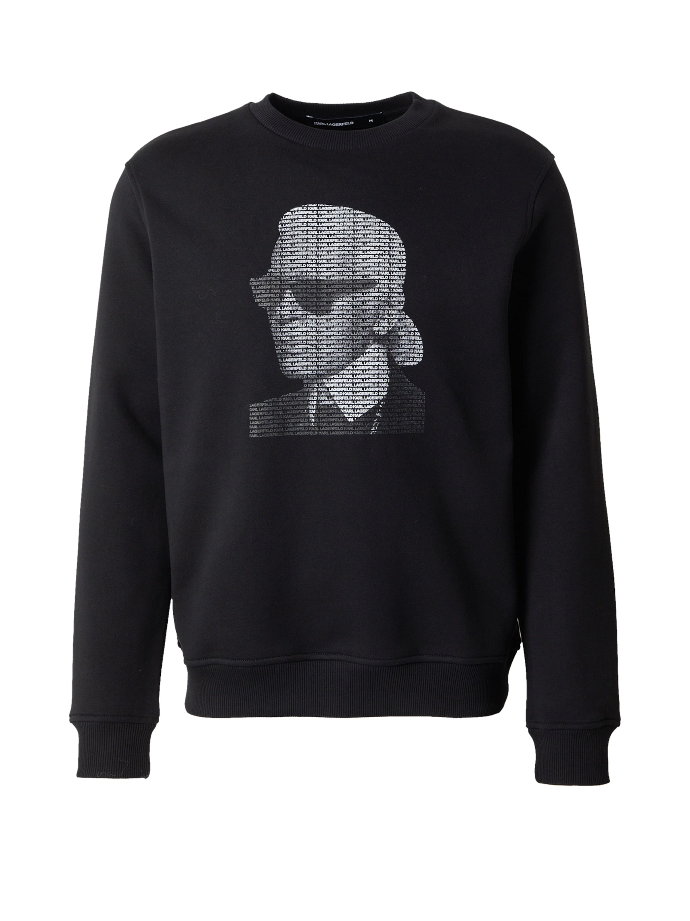 Karl Lagerfeld - Sweatshirt em preto: frente