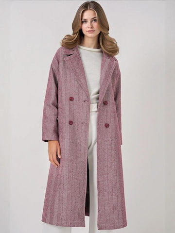 Bigdart - Sobretudo meia-estação em vermelho: frente