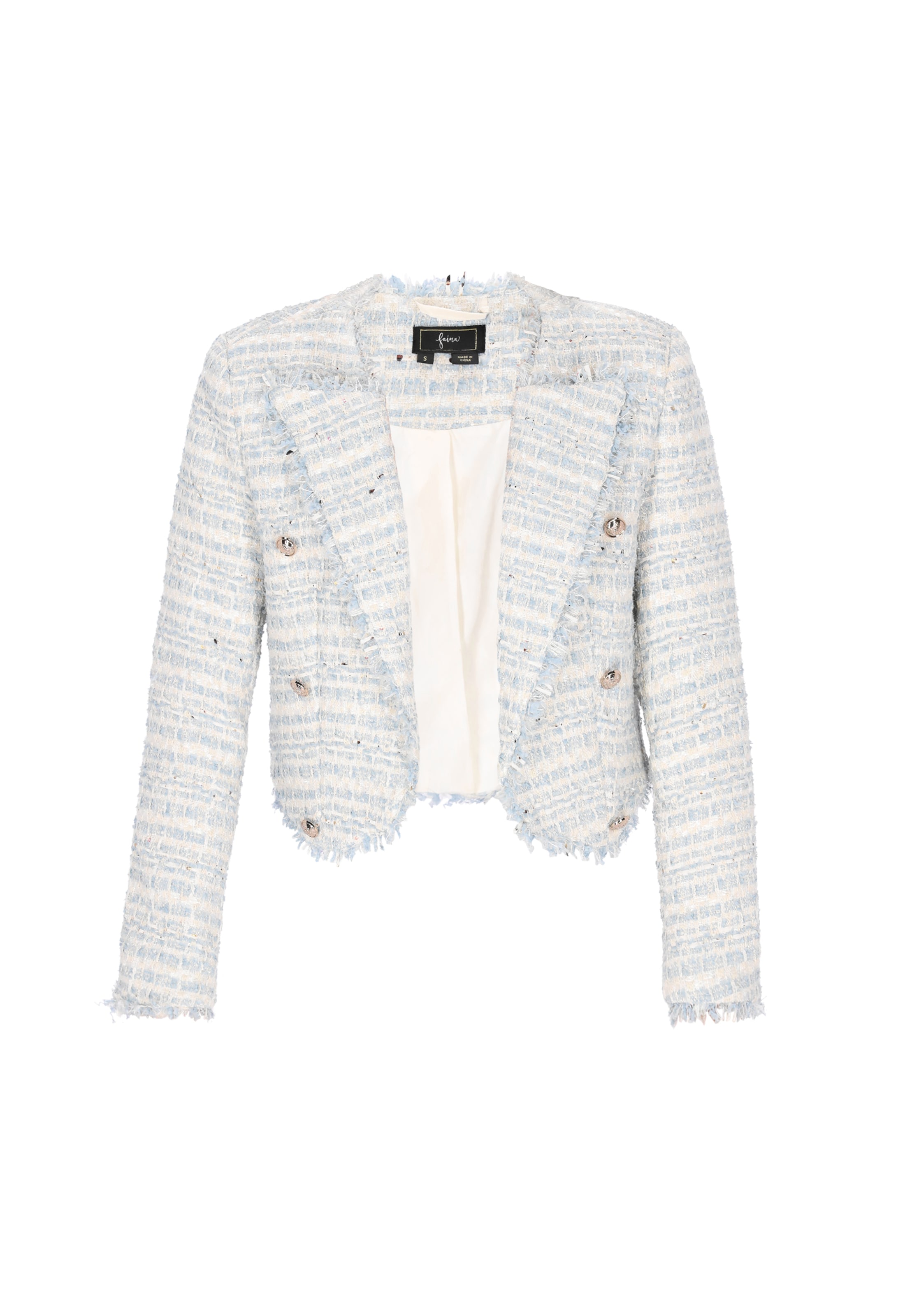 faina Blazers in Blauw: voorkant