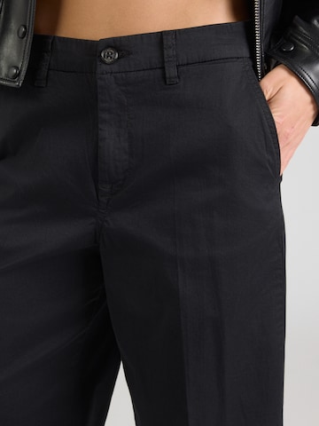 Loosefit Pantalon à plis s.Oliver en noir