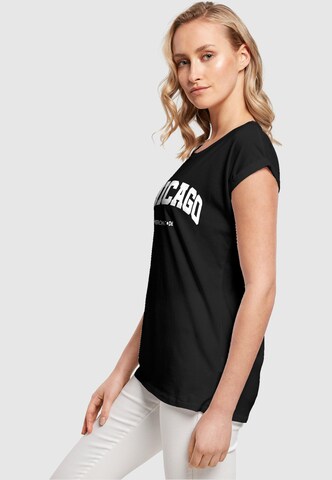 Merchcode T-Shirt 'Chicago' in Schwarz