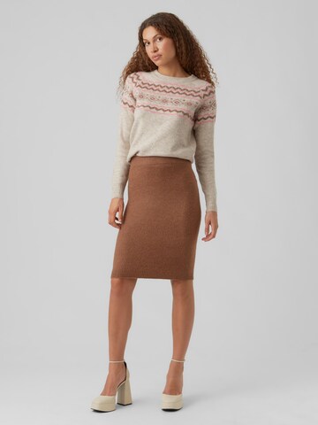 VERO MODA Skirt 'BRENDA' in Brown