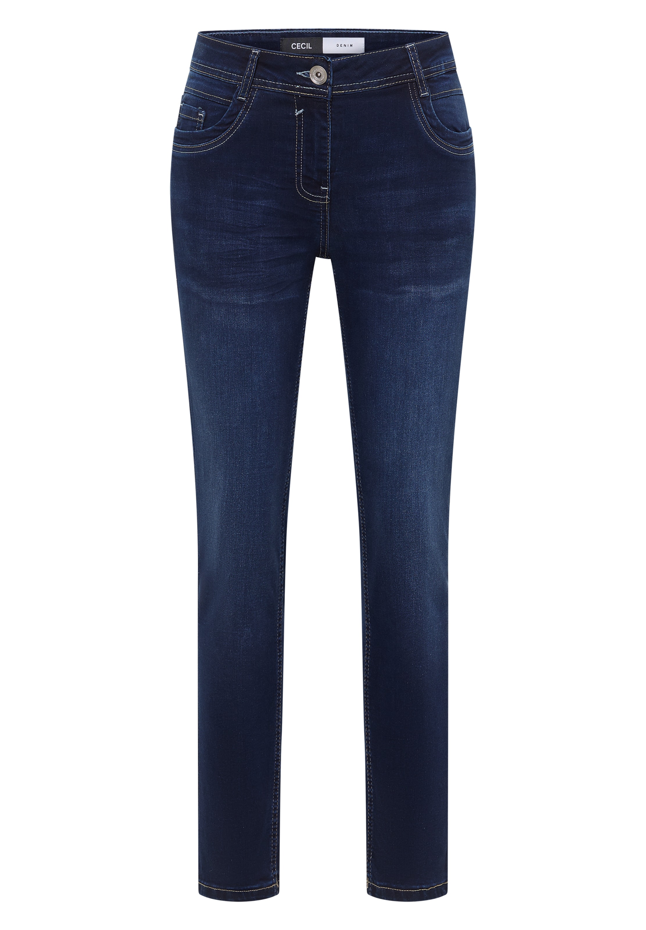 CECIL Regular Jeans in Blau: Vorderseite