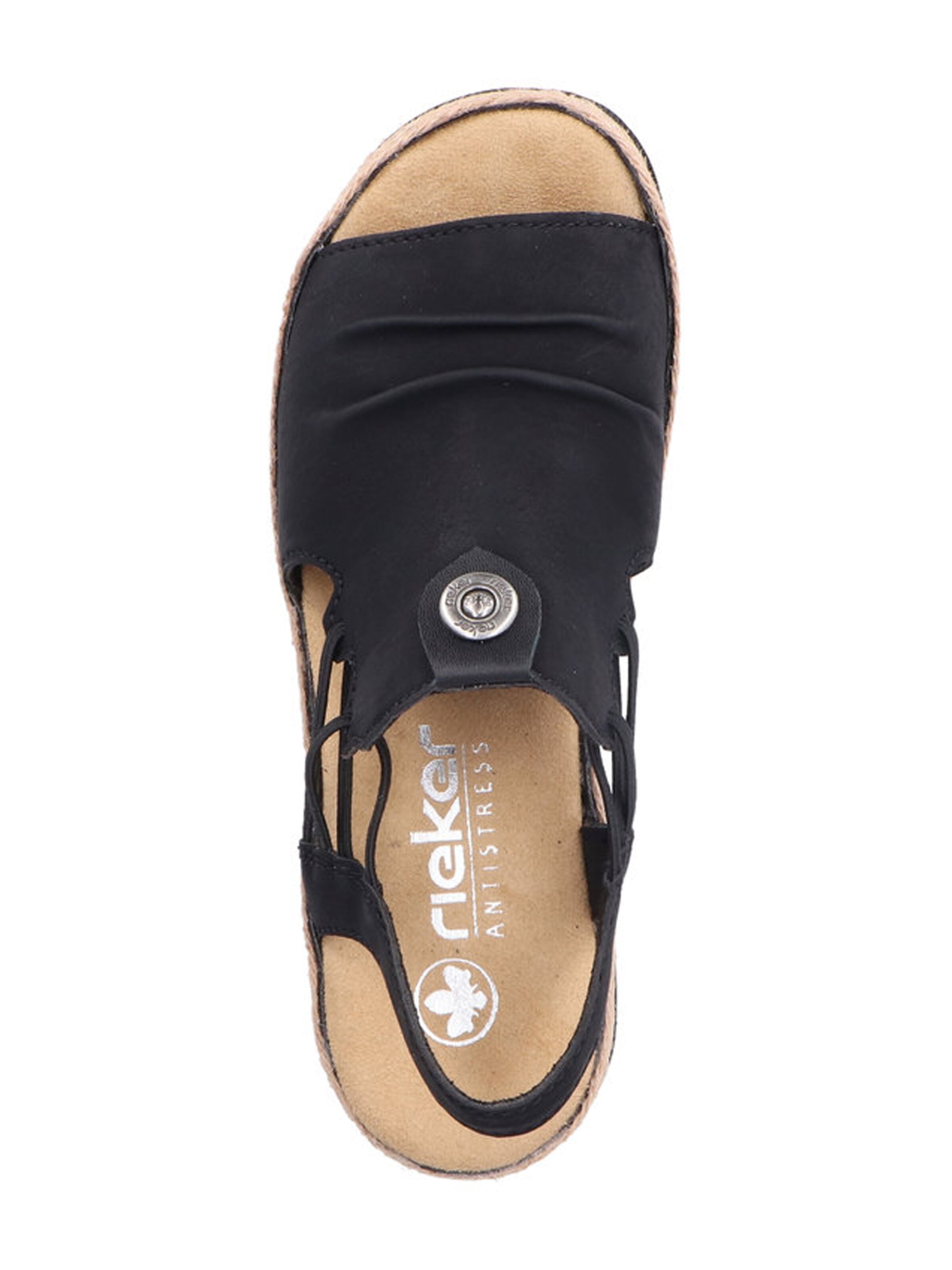 Sandalo di Rieker in nero