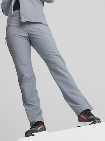 PUMAregular Sportske hlače - siva boja: prednji dio