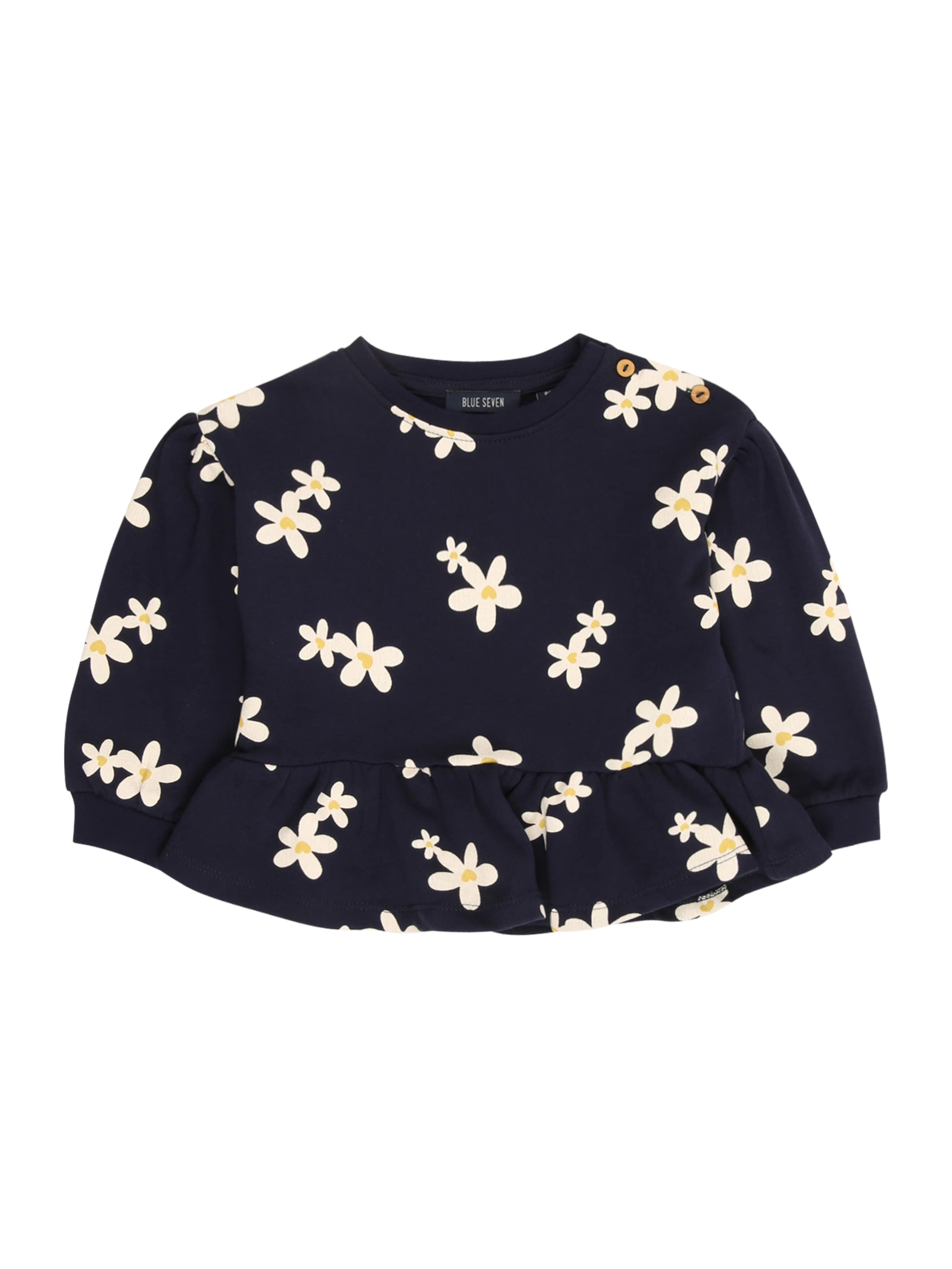 BLUE SEVEN Mikina – modrá: přední strana