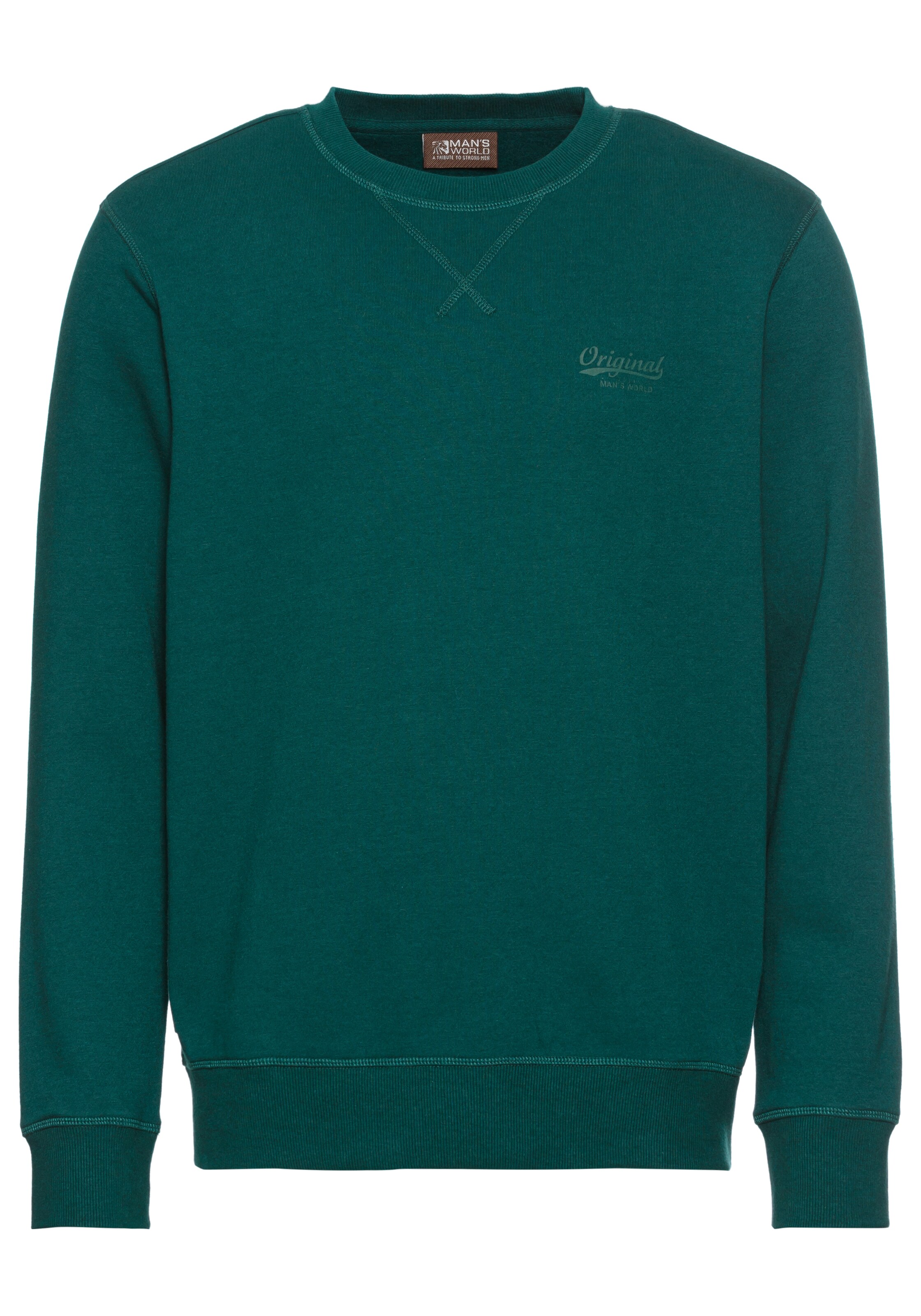 Man's World Sweatshirt in Grün: Vorderseite