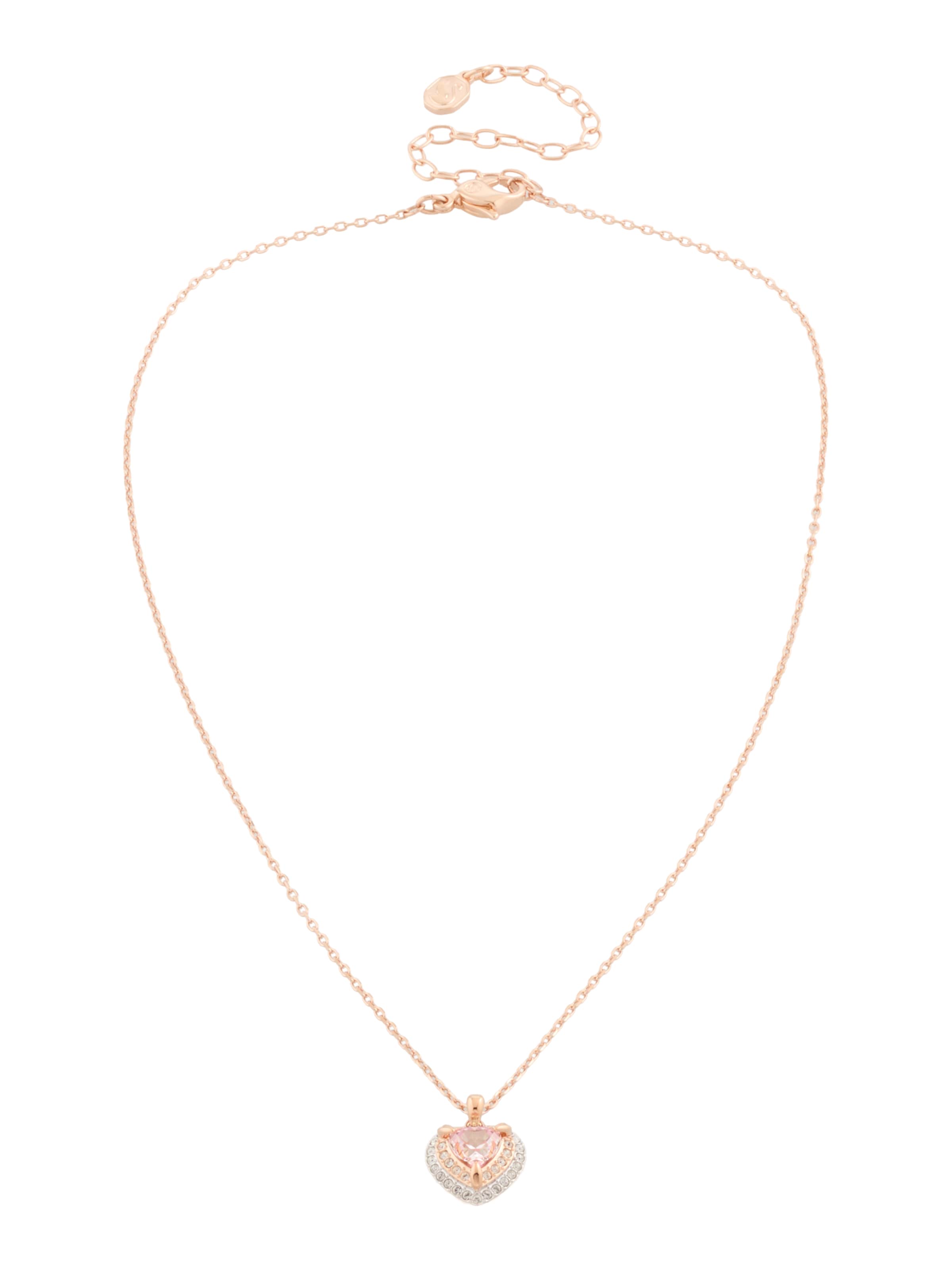 Lanțuri Swarovski pe auriu - roz, Vizualizare produs