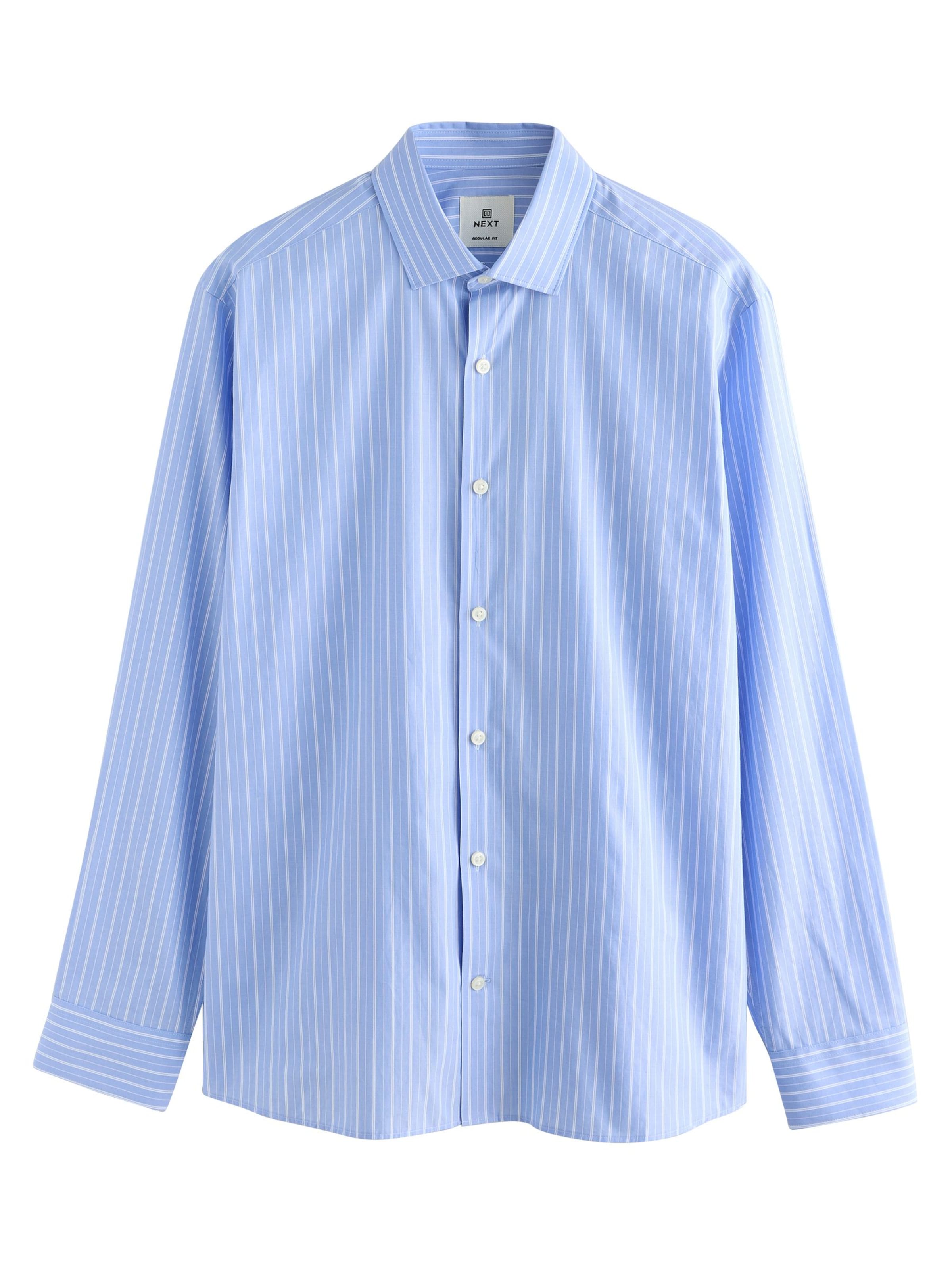 Next Regular fit Srajca | modra barva: sprednja stran