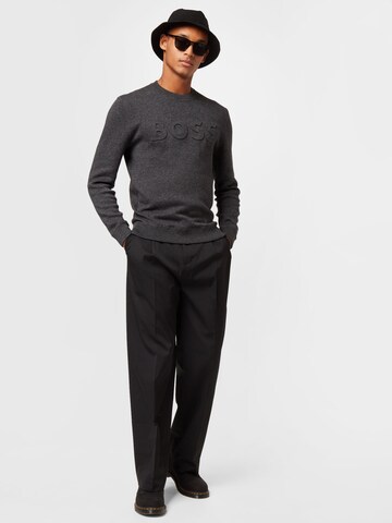 juoda Calvin Klein Standartinis Klostuotos kelnės
