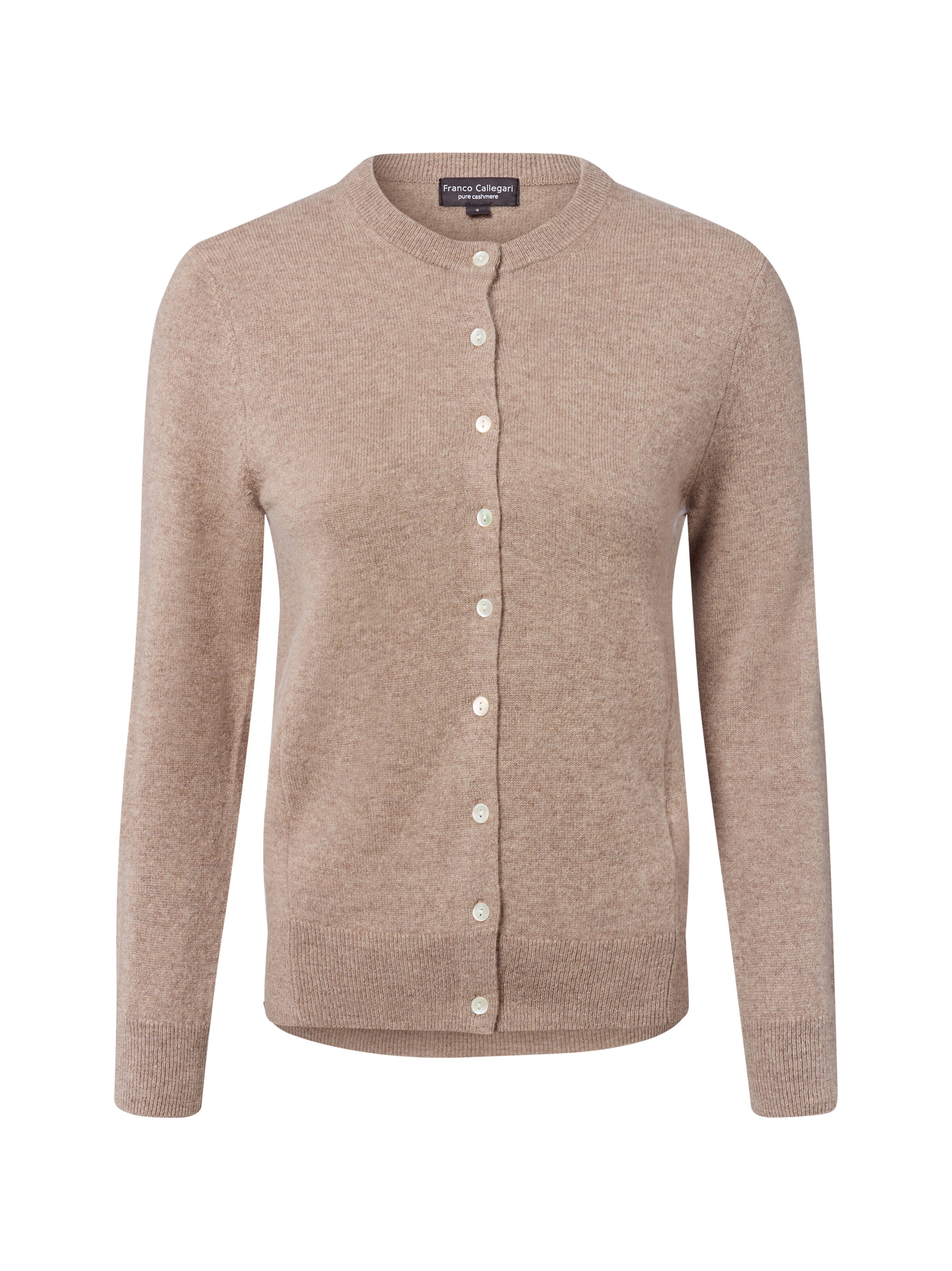 Franco Callegari Strickjacke in Braun: Vorderseite