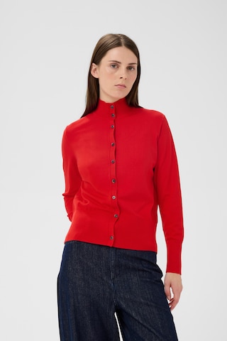 Cardigan 'Paula' InWear en rouge : devant