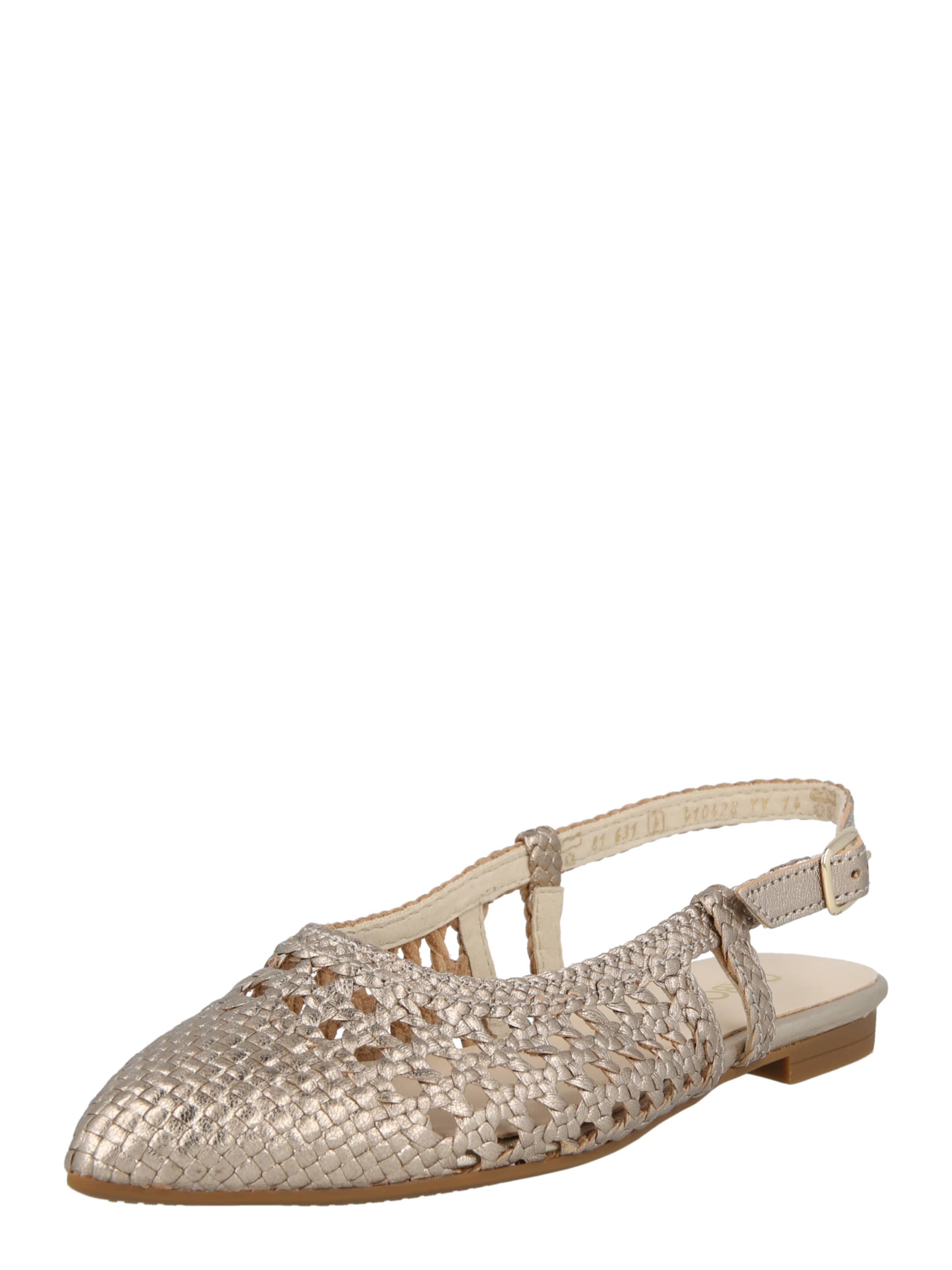 Ballerina con cinturino di GABOR in beige: frontale