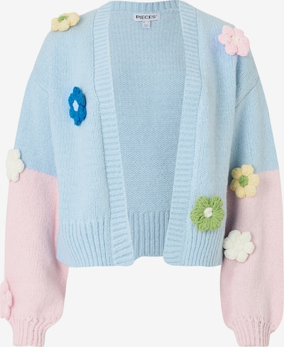 PIECES Kardigan 'PCJenner' u nebesko plava / tamno plava / rosé / bijela, Pregled proizvoda