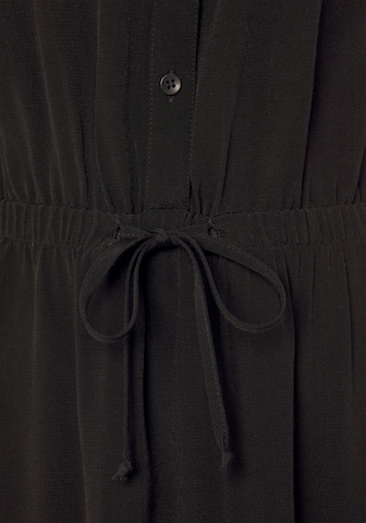 LASCANA Košeľové šaty - Čierna