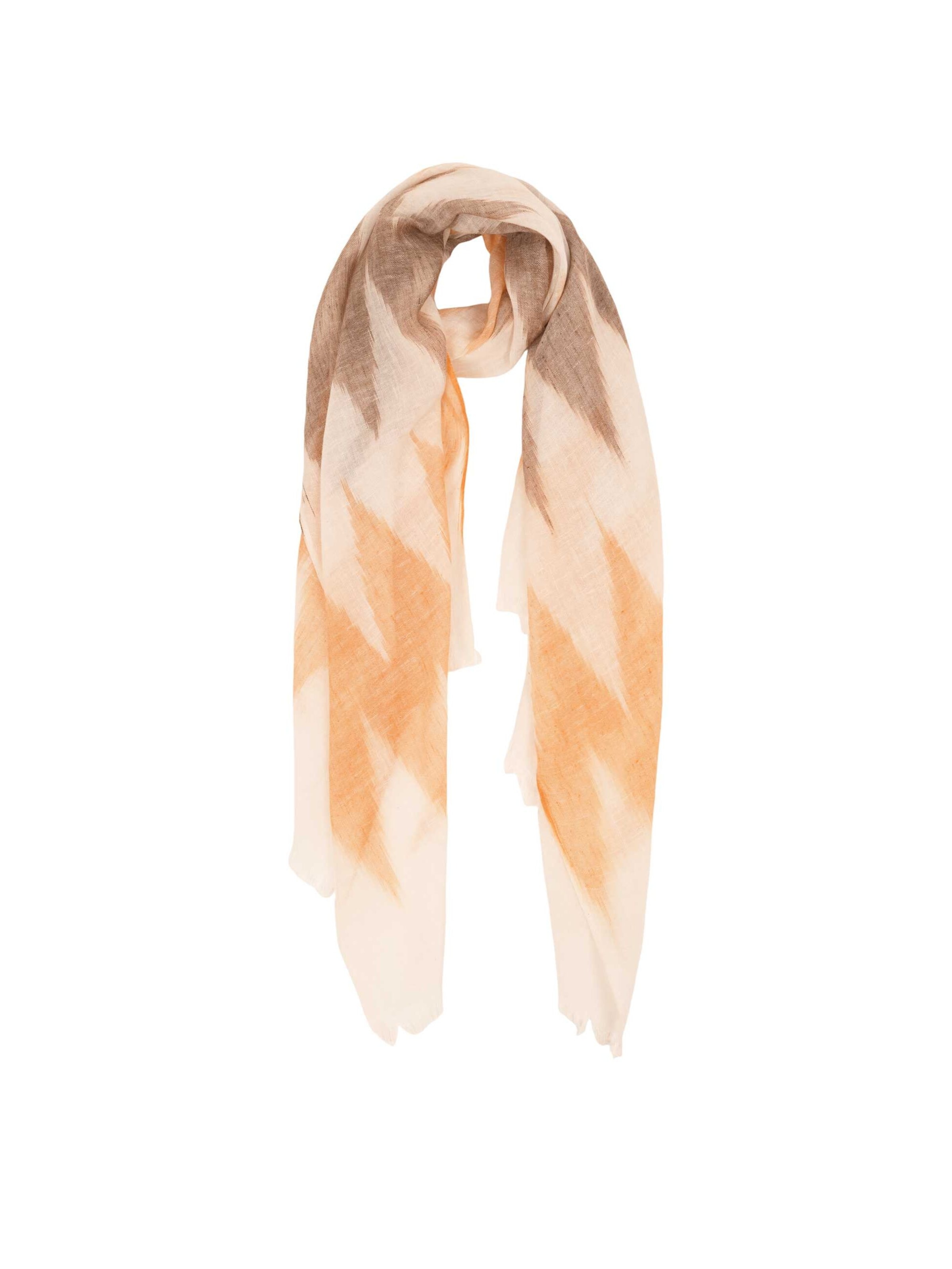 SAMAYA Schal 'Caneo' in Orange: Vorderseite