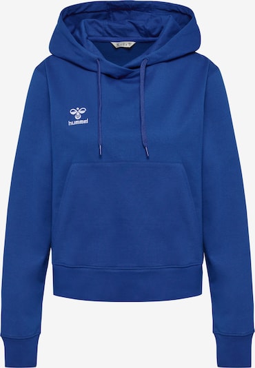 Hummel Sportsweatshirt 'GO 2.0' in kobaltblau / weiß, Produktansicht