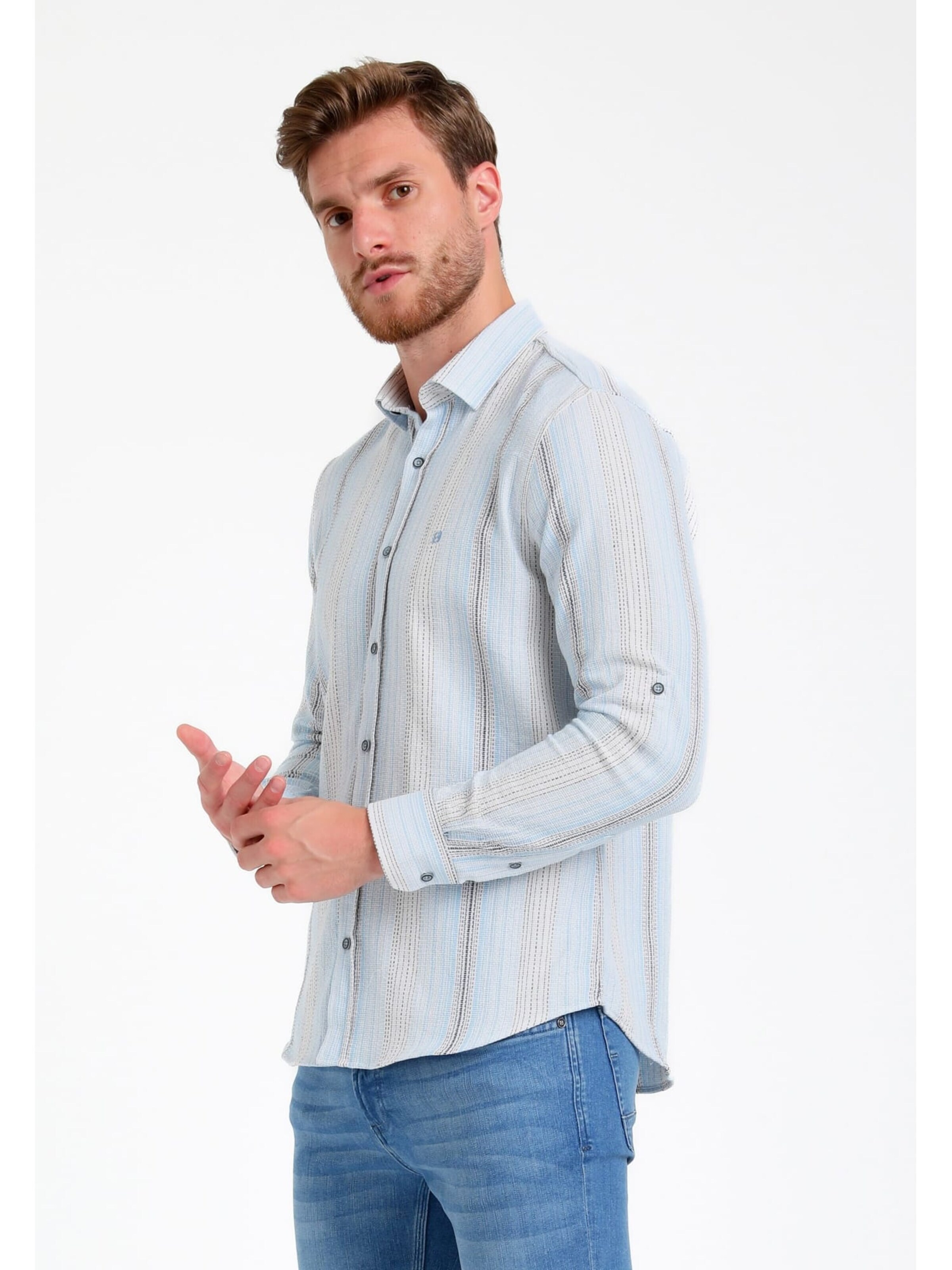 Gabbiano Comfort fit Overhemd in Blauw