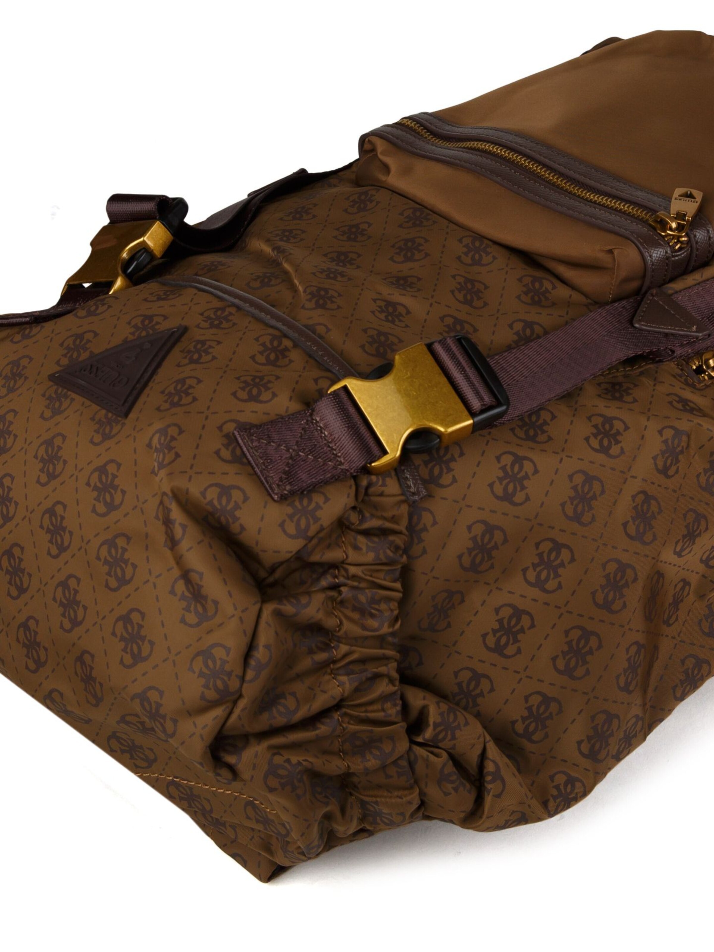 GUESS Rucksack 'Berlin ' in Braun