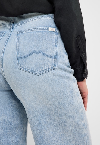 MUSTANG Wide Leg Jeans 'Luise' in Blau