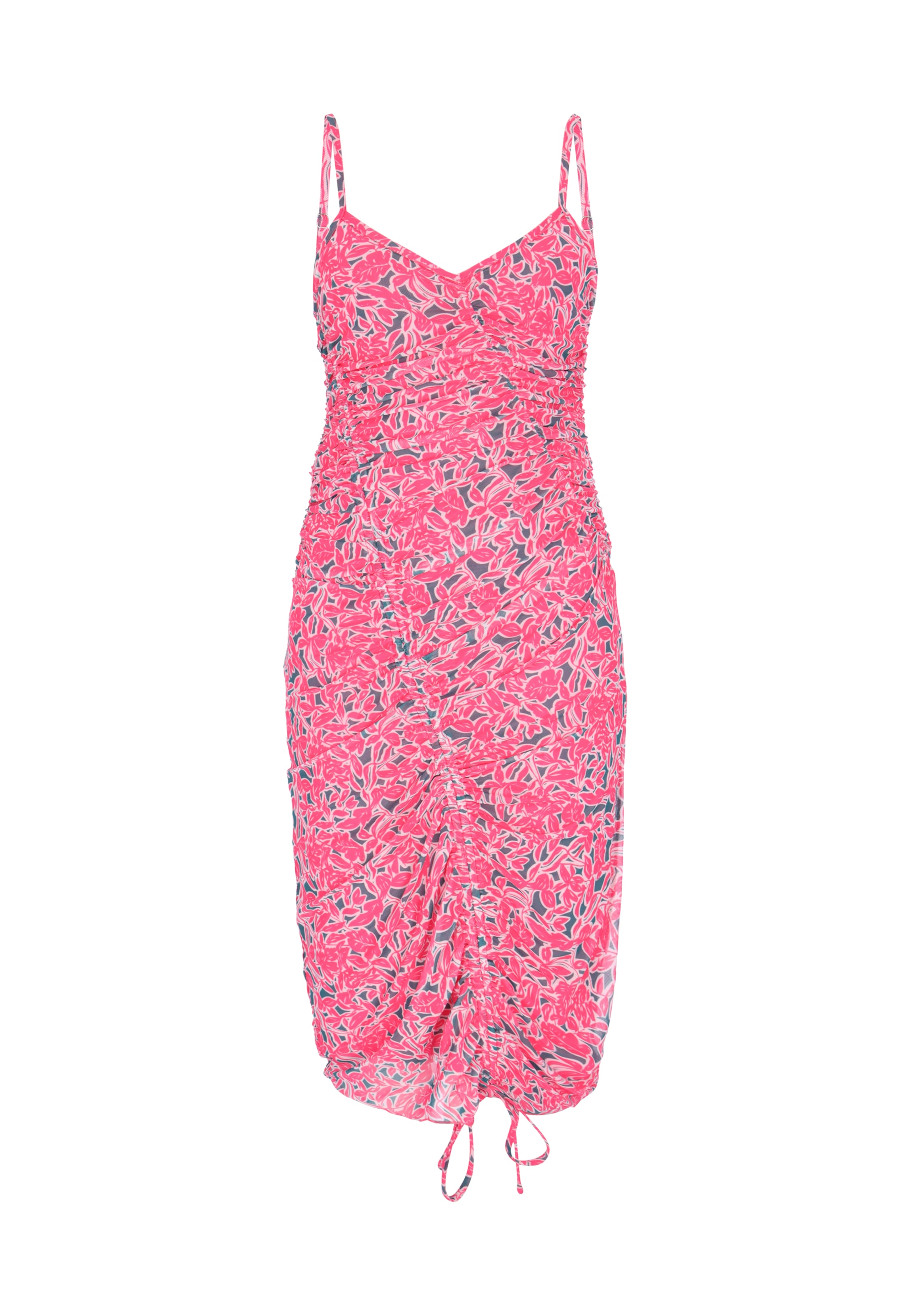 Robe IZIA en rose : devant