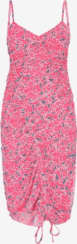 IZIA - Vestido em rosa: frente