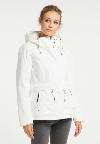 DreiMaster Maritim Winter Jacket in White: front