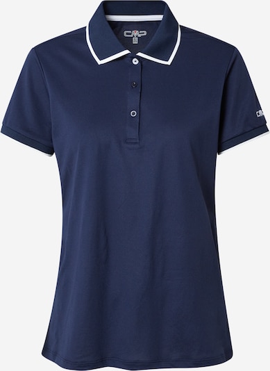CMP Sportshirt in dunkelblau / weiß, Produktansicht