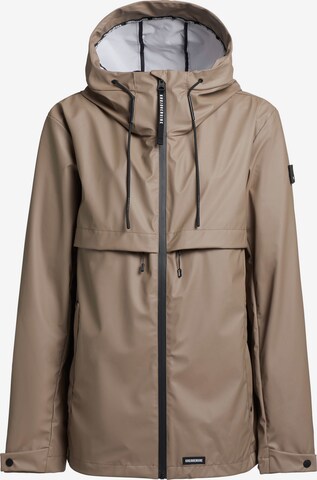 khujo Between-Season Jacket 'Loras' in Brown: front