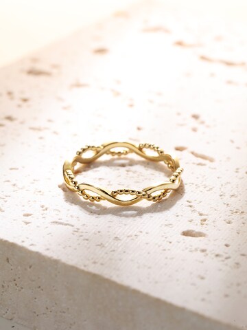 Hey Happiness Ring 'Double Helix'‌‌ in Gold