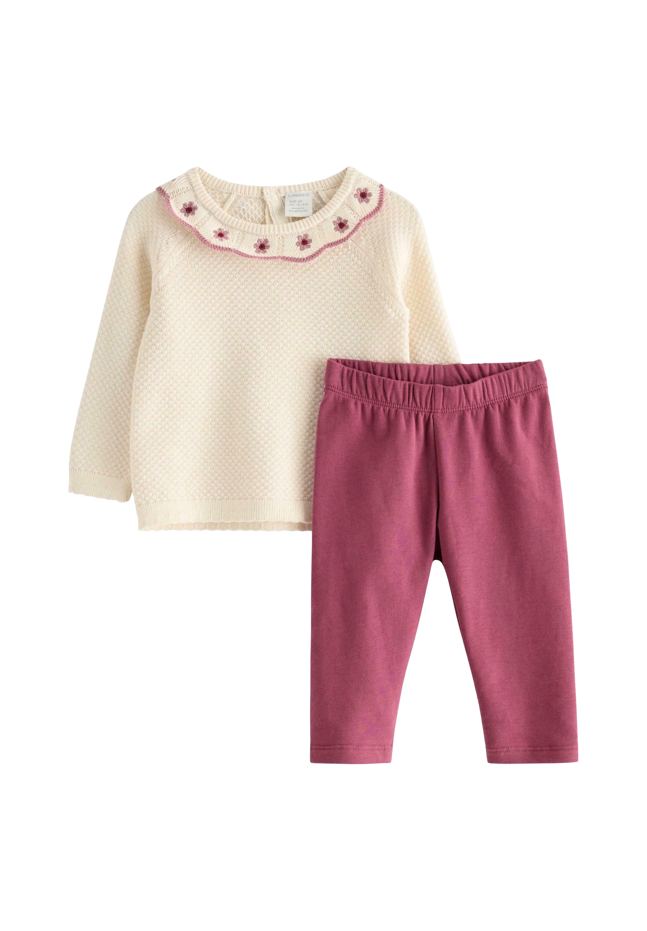Lindex Set in 62 in Pink / White, Item view