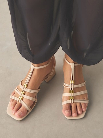 Next Remienkové sandále 'Forever Comfort' - Hnedá