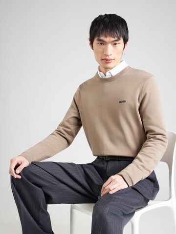 BOSS - Jersey 'Ever-X' en verde: frente