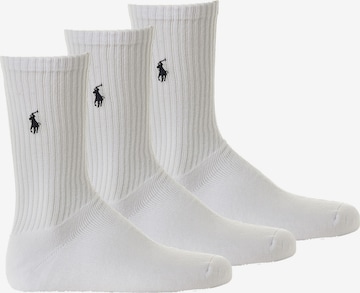 Polo Ralph Lauren Socks 'CREW W/PP-CREW-3 PACK' in White