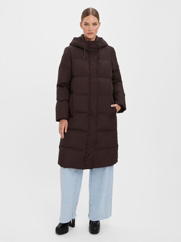 VERO MODA Wintermantel in Bruin: voorkant