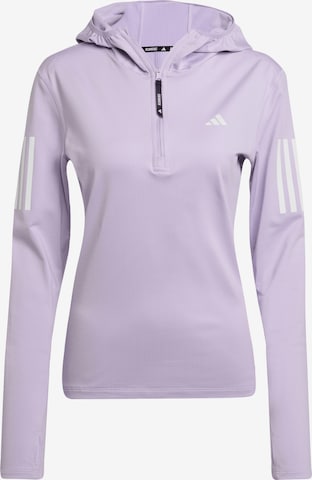 ADIDAS PERFORMANCE Performance Shirt 'Own The Run' in Purple: front