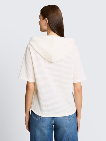 TOM TAILOR Sweatshirt in White