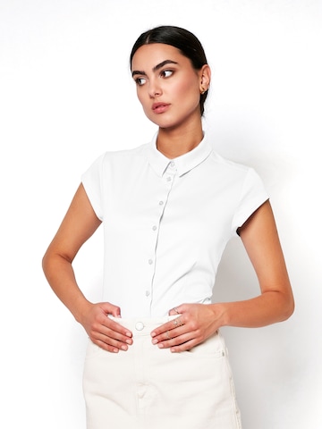 DESOTO Blouse in White: front