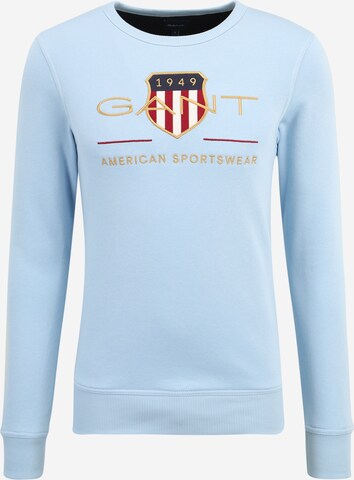 GANT - Sweatshirt 'ARCHIVE SHIELD' em azul: frente