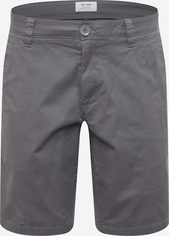 Only & Sons - Pantalón chino 'Cam' en gris: frente