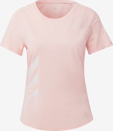 rozā ADIDAS PERFORMANCE Sporta krekls: no priekšpuses