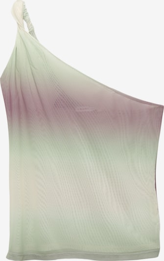 Pull&Bear Toppi värissä beige / pastellinvihreä / lila, Tuotenäkymä
