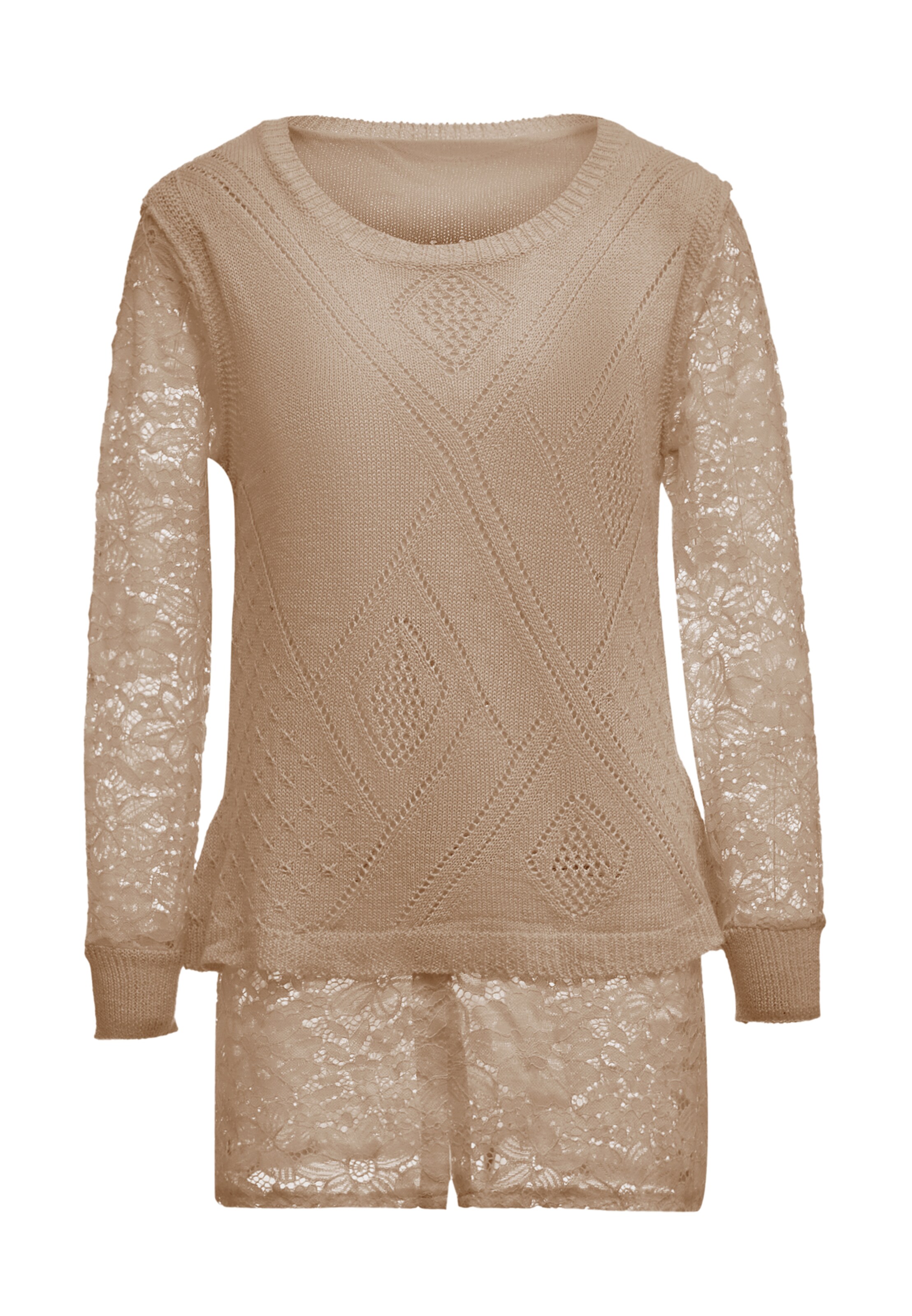 ZITHA Pullover in Braun: Vorderseite